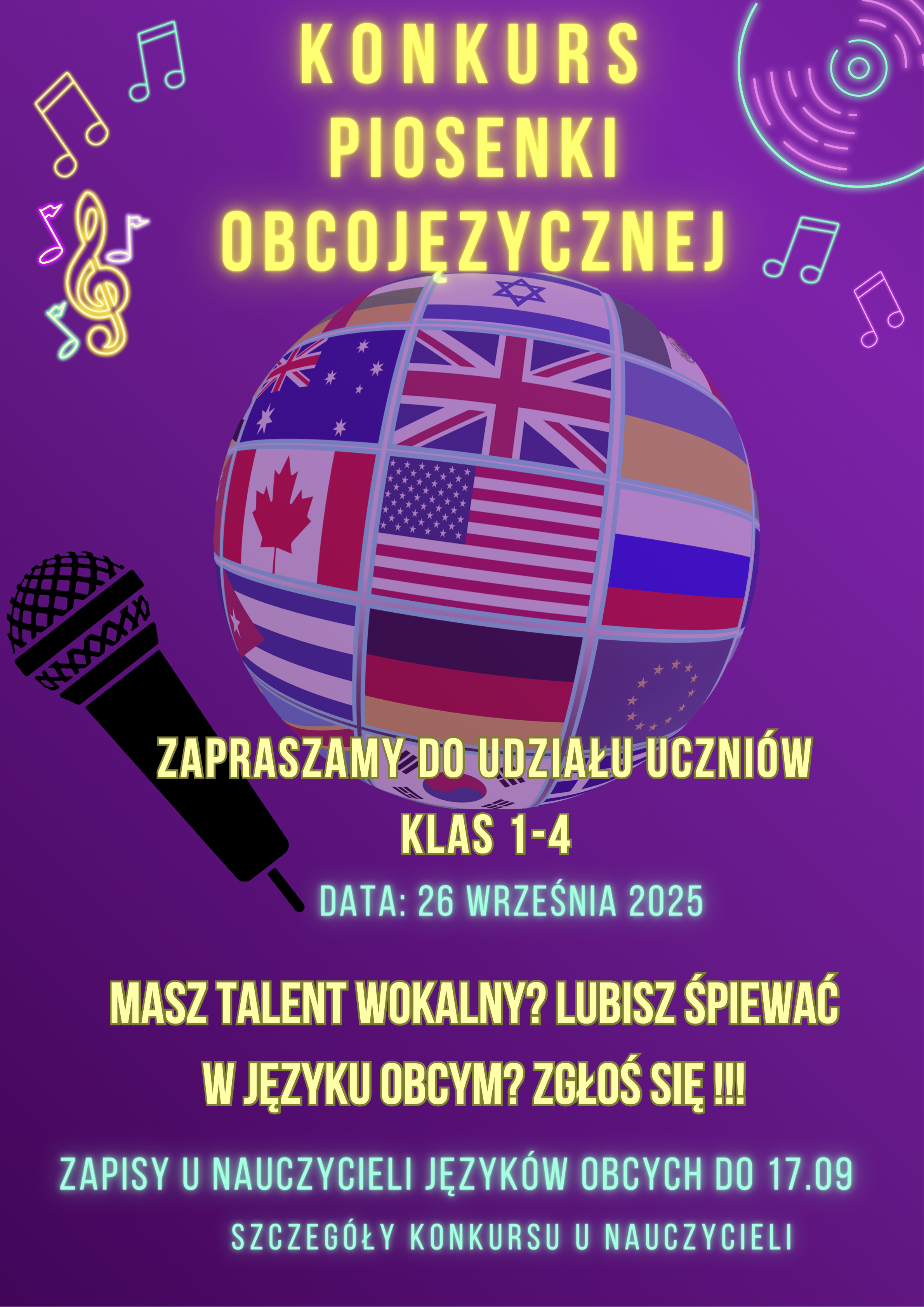 Z językami przez kontynenty – bawmy się kulturami świata!” 🌍🎶
