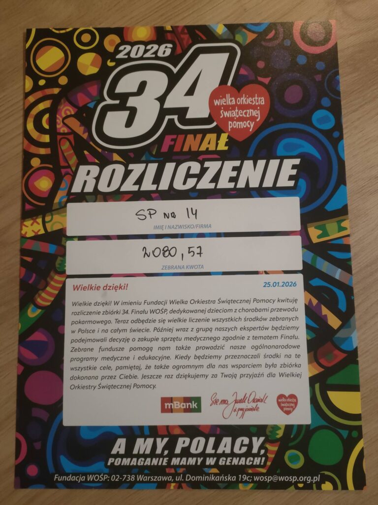 🍰 Słodka energia, wielkie serca i WOŚP w Czternastce ❤️