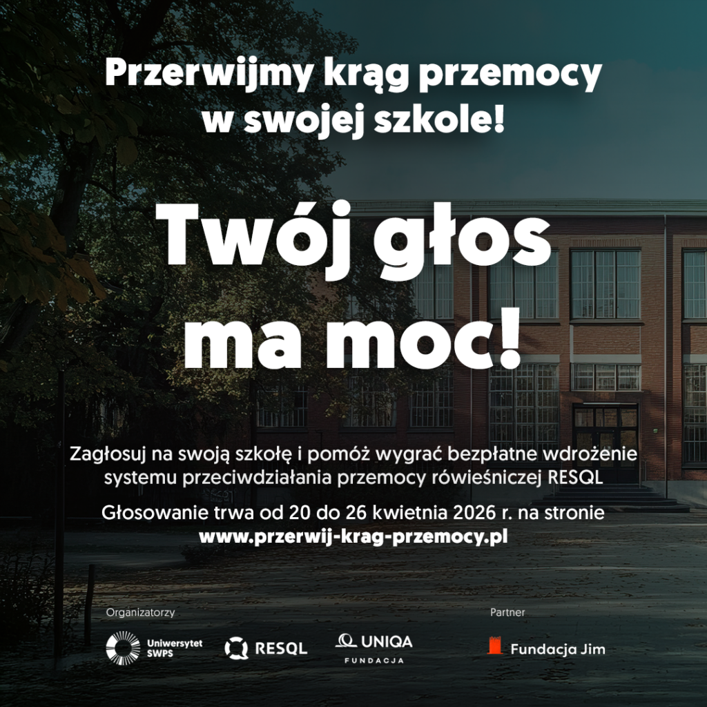 Nasza szkoła w projekcie „Przerwij krąg przemocy” – zagłosuj!