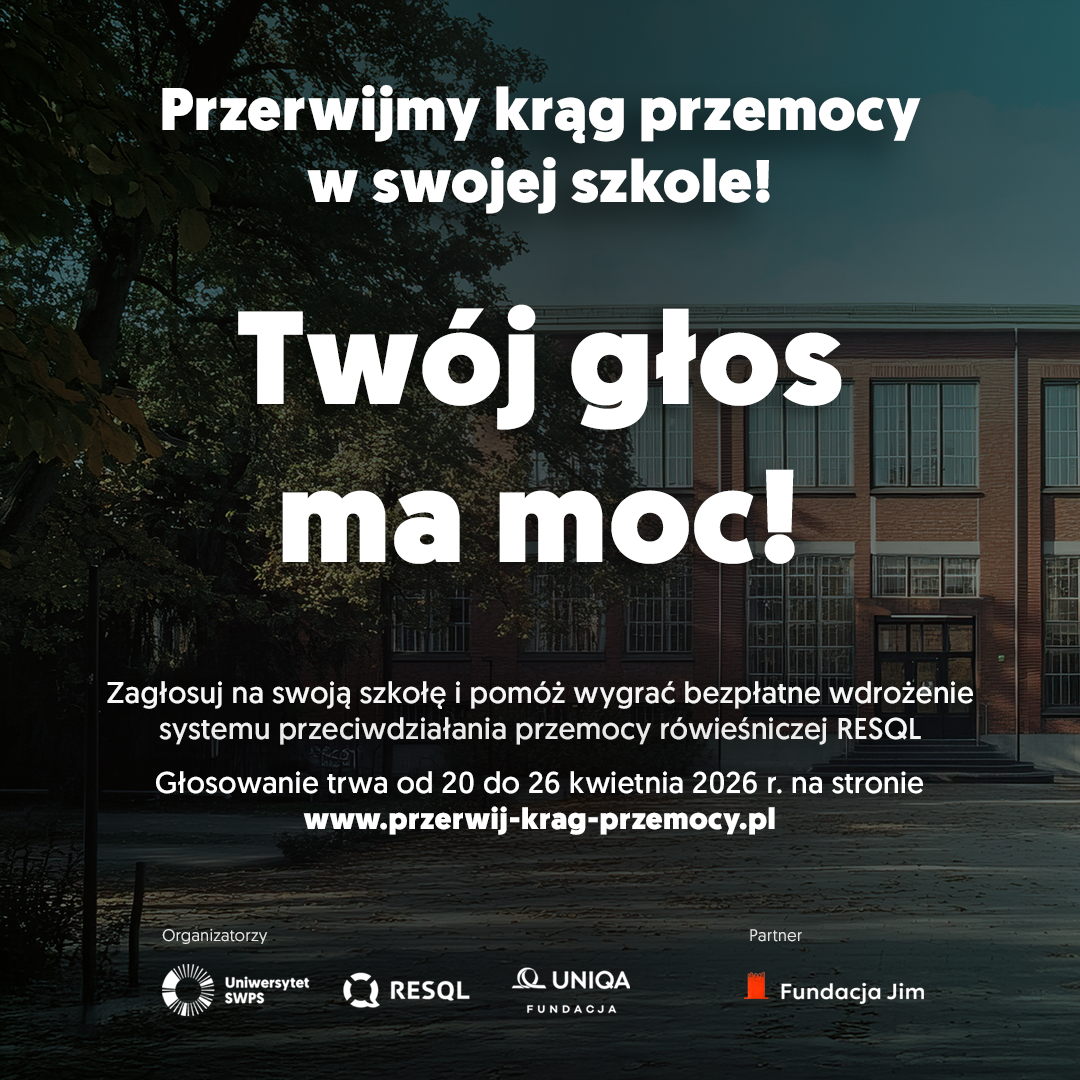 Nasza szkoła w projekcie „Przerwij krąg przemocy” – zagłosuj!