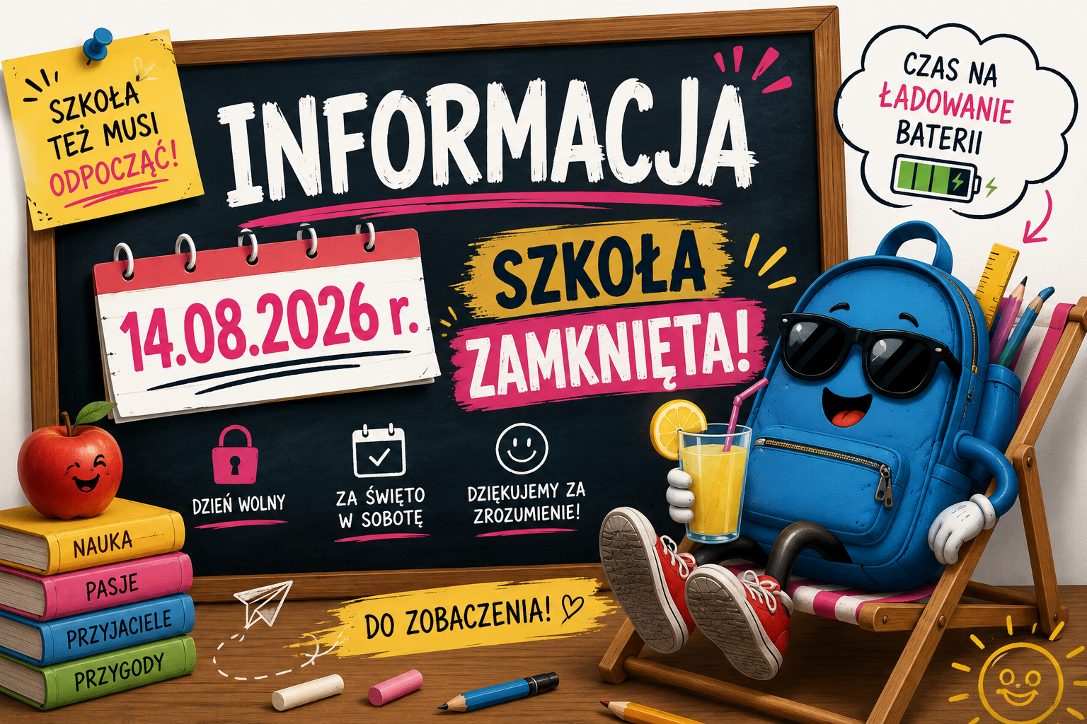 😂 Spokojnie… to nie awaria. To dzień wolny!